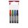 Alkoholos marker készlet, 1-3 mm, kúpos, ICO "Permanent 11", 4 különböző szín