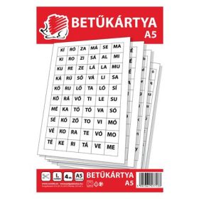 Betűkártya, A5, ICO "Süni"