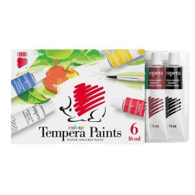 Tempera készlet, 6 darabos, ICO "Süni"