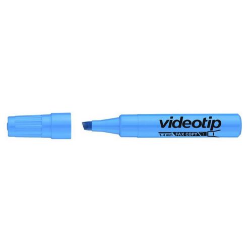 Szövegkiemelő, 1-4 mm, ICO "Videotip", kék