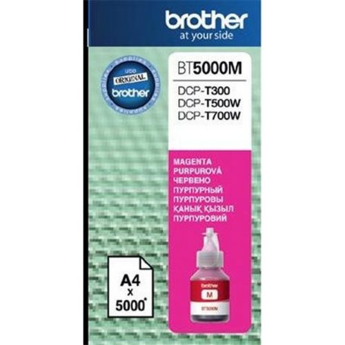 BT5000M Tinta DCP T-300, 500W, 700W nyomtatókhoz, BROTHER, magenta, 5k