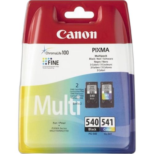 CL-541/PG-540 Tintapatron multipack Pixma MG2150, 3150 nyomtatókhoz,CANON, b+c, 2*180 olda...