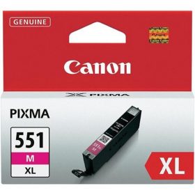   CLI-551MXL Tintapatron Pixma iP7250, MG5450, MG6350 nyomtatókhoz, CANON, magenta, 11ml