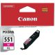 CLI-551MXL Tintapatron Pixma iP7250, MG5450, MG6350 nyomtatókhoz, CANON, magenta, 11ml