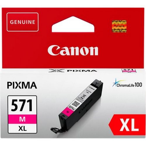 CLI-571MXL Tintapatron Pixma MG5750, 6850,7750 nyomtatókhoz, CANON, magenta, 11 ml