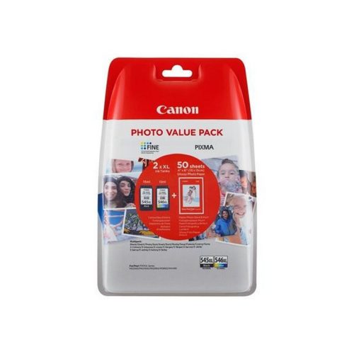 PG-545XL/CL546XL Tintapatron multipack Pixma MG2450, 2550 nyomtatókhoz, CANON, b+c + GP501...