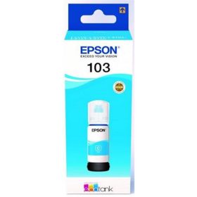   T00S24A Tinta EcoTank L3110, L3150, L1110 nyomtatókhoz, EPSON 103, cián, 65 ml