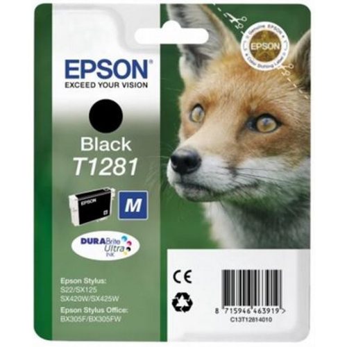 T12814011 Tintapatron Stylus S22, SX125, SX420W nyomtatókhoz, EPSON, fekete, 5,9ml