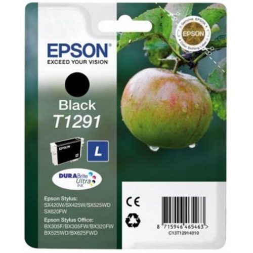 T12914012 Tintapatron Stylus SX420W, SX425W, SX525WD nyomtatókhoz, EPSON, fekete, 11,2ml