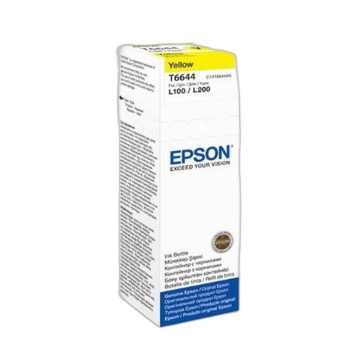 T66444A10 Tinta, L100, 200mfp nyomtatókhoz, EPSON, sárga, 70ml