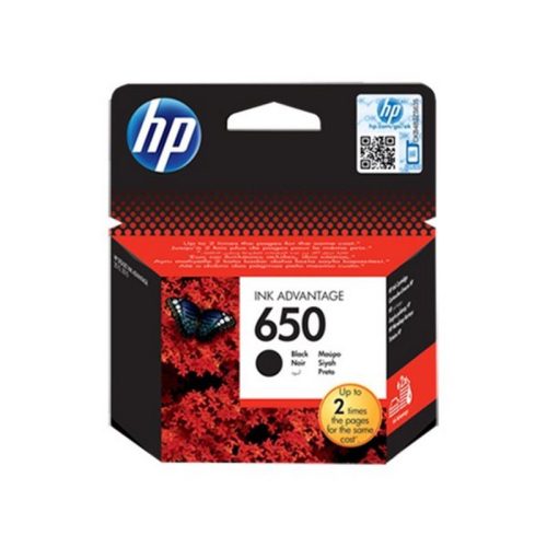 CZ101E Tintapatron Deskjet Ink Advantage 2510 sor nyomtatókhoz, HP 650, fekete, 360 oldal