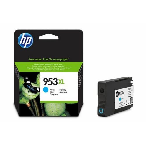 F6U16AE Tintapatron OfficeJet Pro 8210, 8700-as sorozathoz, HP 953XL, cián, 1,6k