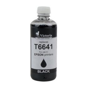   T66414 Tinta, L100, 200mfp nyomtatókhoz, VICTORIA TECHNOLOGY, fekete, 100ml