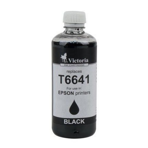 T66414 Tinta, L100, 200mfp nyomtatókhoz, VICTORIA TECHNOLOGY, fekete, 100ml