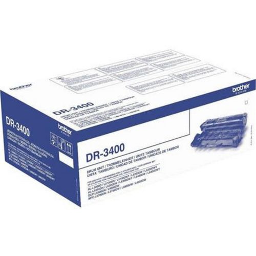 DR3400 Dobegység HL-L5000D, HL-L5100DN, HL-L5200DW, HL-L6300DW nyomtatókhoz, BROTHER, feke...