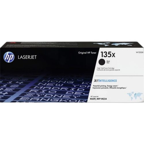 W1350X Lézertoner LaserJet M209, MFP M234 nyomtatókhoz, HP 135X, fekete, 2,4k