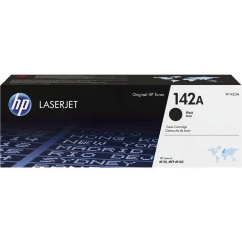W1420A Lézertoner LaserJet M110, M111, M139, M140, M142 nyomtatókhoz, HP 142A, fekete, 0,9...
