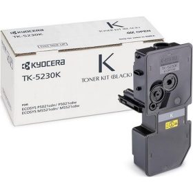   TK5230 Lézertoner M5521CDN, 5521CDW, P5021CDN, 5021CDW nyomtatókhoz, KYOCERA, fekete, 2,6k