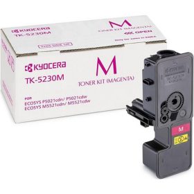   TK5230 Lézertoner M5521CDN, 5521CDW, P5021CDN, 5021CDW nyomtatókhoz, KYOCERA, magenta, 2,2...