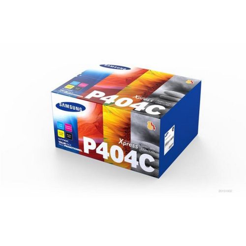 CLT-P404C Lézertoner multipack SL C430W, SL C480W nyomtatókhoz, SAMSUNG, b+c+m+y 1,5k + 3x...