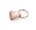 Kulcstartó, SWAROVSKI® kristályokkal, TROIKA, "Girls Best Friend Rosy" Shiny
