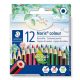Színes ceruza készlet, hatszögletű, félhosszú, STAEDTLER "Noris Colour 185", 12 különböző ...