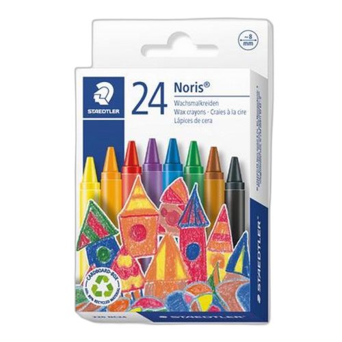 Zsírkréta, STAEDTLER "Noris 220", 24 különböző szín