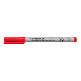   Alkoholmentes marker, OHP, 0,4 mm, STAEDTLER "Lumocolor® 311 S", piros