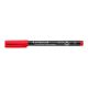 Alkoholos marker, OHP, 0,4 mm, STAEDTLER "Lumocolor® 313 S", piros