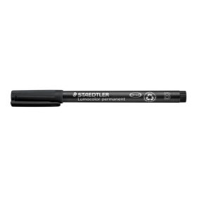   Alkoholos marker, OHP, 1-2,5 mm, STAEDTLER "Lumocolor® 314 B", fekete