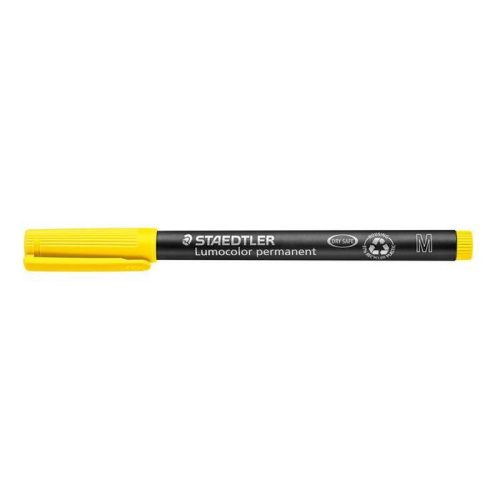 Alkoholos marker, OHP, 1 mm, STAEDTLER "Lumocolor® 317 M", sárga