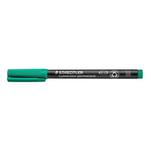 Alkoholos marker, OHP, 1 mm, STAEDTLER "Lumocolor® 317 M", zöld