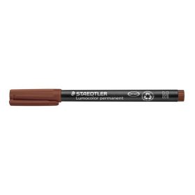   Alkoholos marker, OHP, 1 mm, STAEDTLER "Lumocolor® 317 M", barna