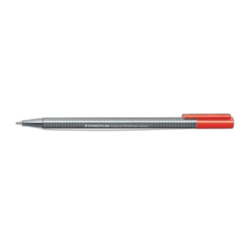 Tűfilc, 0,3 mm, STAEDTLER "Triplus 334", neonpiros