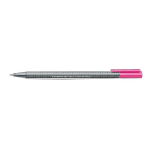 Tűfilc, 0,3 mm, STAEDTLER "Triplus 334", neon rózsaszín