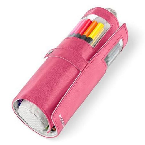Tűfilc készlet feltekerhető tolltartóban vegyes színekben, 0,3 mm, STAEDTLER "Triplus® 334...