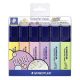 Szövegkiemelő készlet, 1-5 mm, STAEDTLER "Textsurfer Classic Pastel 364 C", 6 különböző sz...