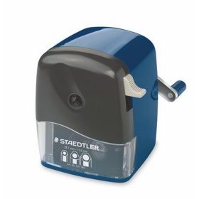   Hegyező, egylyukú, asztali, STAEDTLER "501 180", kék