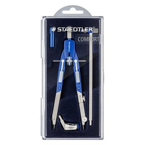Körző készlet, precíziós, 4 darabos, STAEDTLER "Mars® comfort 552"