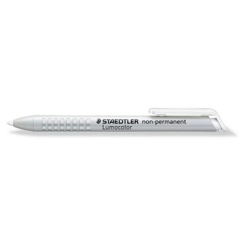 Jelölőkréta adagoló, mindenre író, lemosható (omnichrom), STAEDTLER "Lumocolor 768", fehér