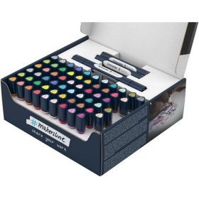   Kétvégű marker készlet, 72 darabos, SCHNEIDER "Paint-It 040 Twin marker Set complete", 30 ...