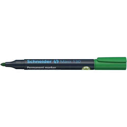 Alkoholos marker, 1-3 mm, kúpos, SCHNEIDER "Maxx 130", zöld