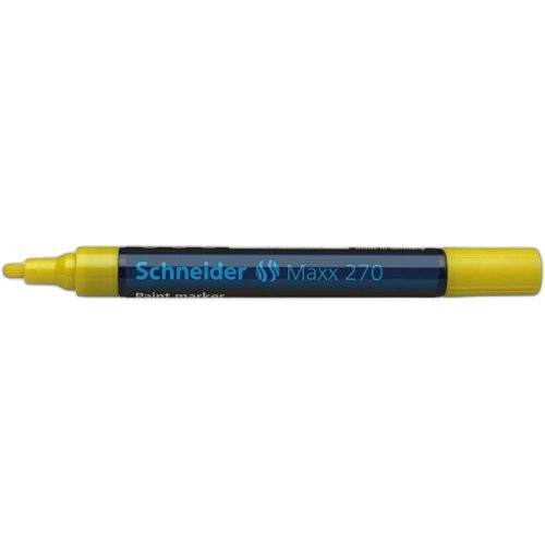 Lakkmarker, 1-3 mm, SCHNEIDER "Maxx 270", sárga