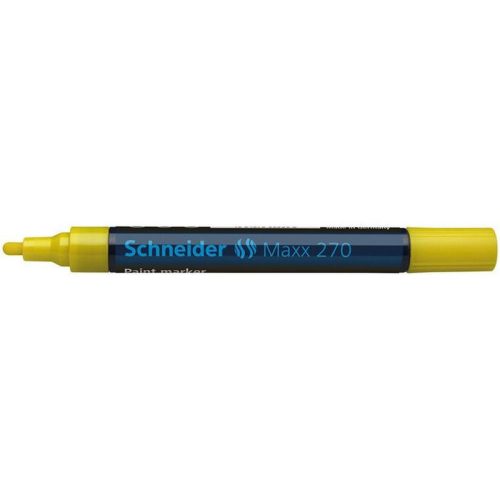 Lakkmarker, 1-3 mm, SCHNEIDER "Maxx 270", sárga