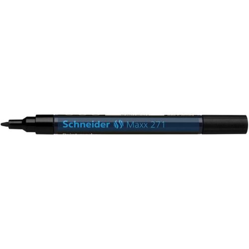 Lakkmarker, 1-2 mm, SCHNEIDER "Maxx 271", fekete