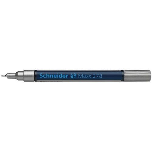 Lakkmarker, 0,8 mm, SCHNEIDER "Maxx 278", ezüst