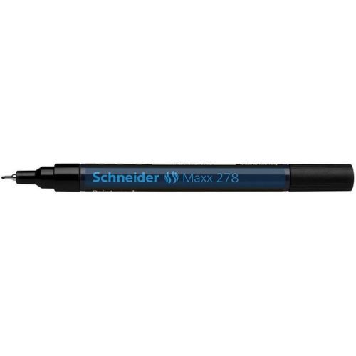 Lakkmarker, 0,8 mm, SCHNEIDER "Maxx 278", fekete