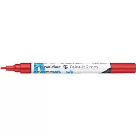   Dekormarker, akril, 2 mm, SCHNEIDER "Paint-It 310", piros