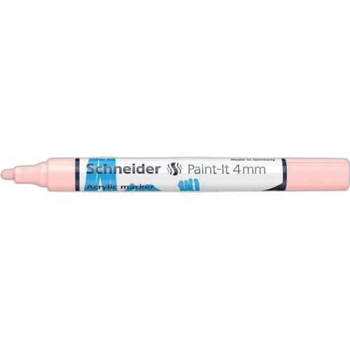 Dekormarker, akril, 4 mm, SCHNEIDER "Paint-It 320", barack