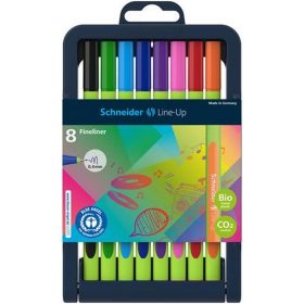   Tűfilc készlet, 0,4 mm, SCHNEIDER "Line-Up", 8 különböző szín